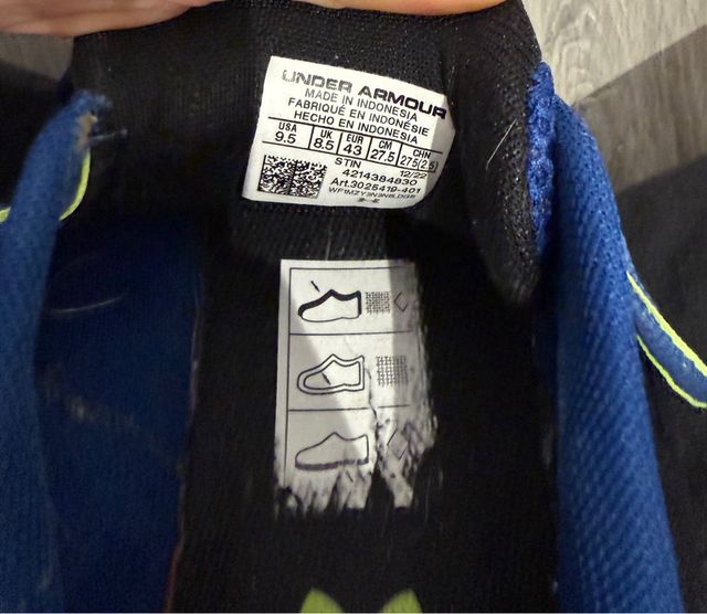 Zapatillas Under Armour Azules