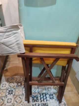Silla director madera Teka.
