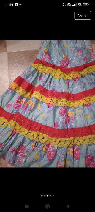 Falda y camisa flamenca 
