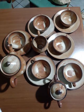 Servizio da te in terracotta