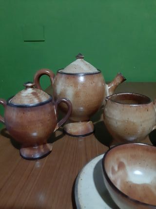 Servizio da te in terracotta