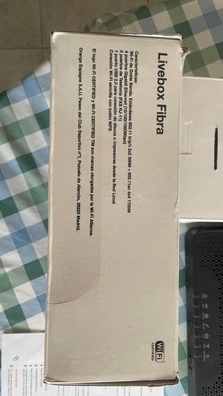 Router Livebox Fibra Orange