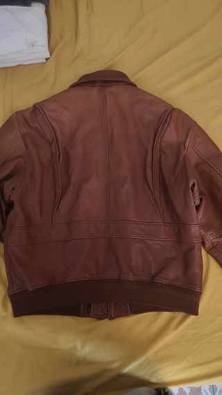 Chaqueta cazadora piel