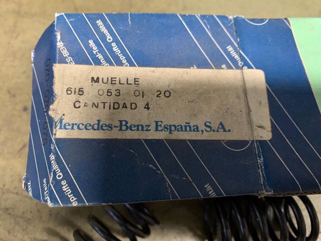 4 muelles valvula Mercedes 300D