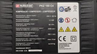 Compresor portátil Parkside 