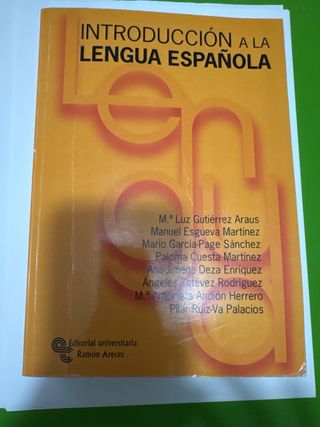 Introducción a la lengua española