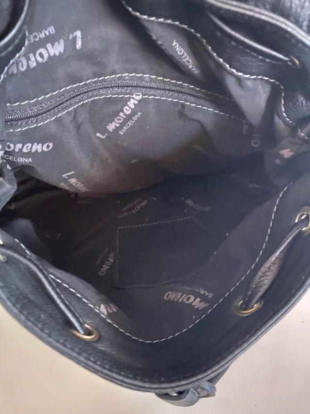 Bolso/mochila piel L. Moreno