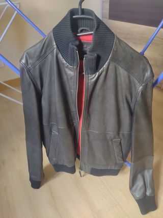 Cazadora piel easy wear (corte inglés)