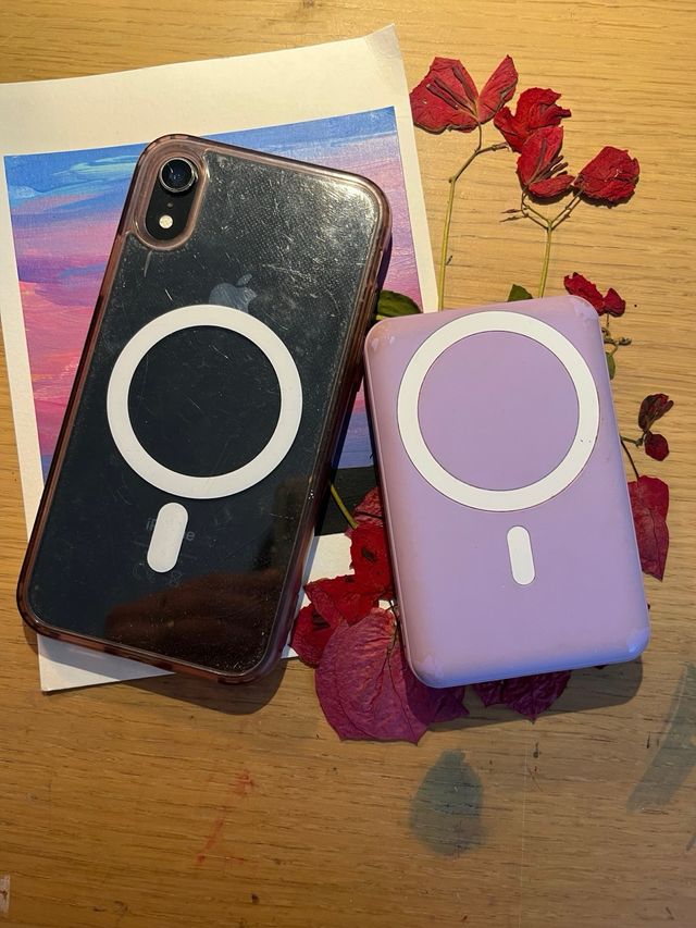 Funda imantada para carga inalámbrica Iphone XR