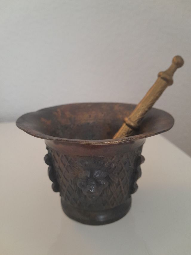 Mortero  bronce