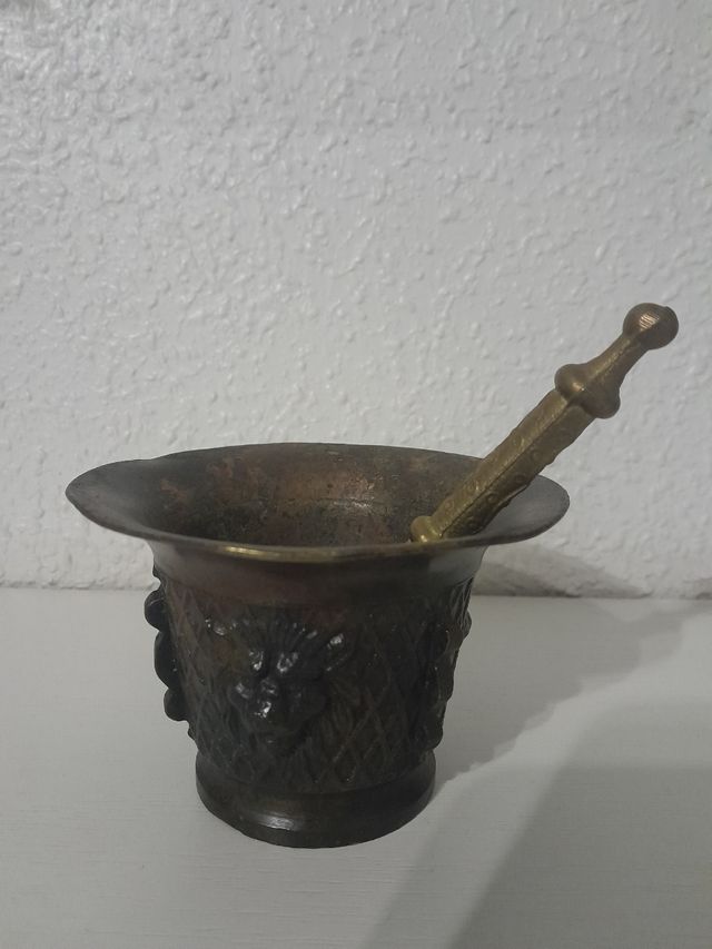 Mortero  bronce