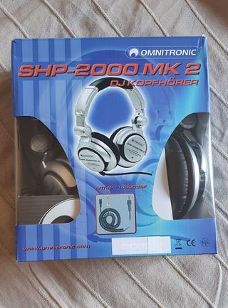 AURICULARES OMNITRONIC SHP-2000 MK2. CAJA ABIERTA.