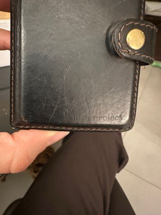 portafoglio Kjore project marrone in pelle