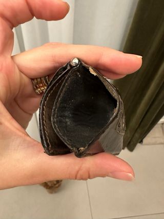 portafoglio Kjore project marrone in pelle