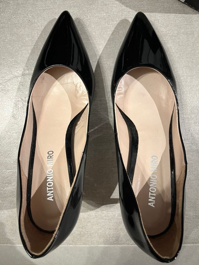 Tacones negro Antonio Miro 39
