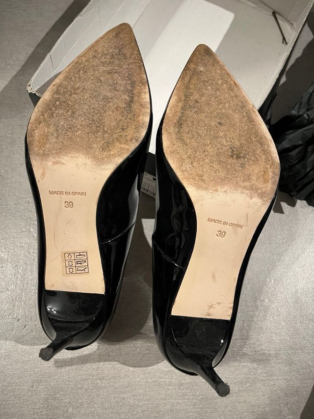 Tacones negro Antonio Miro 39