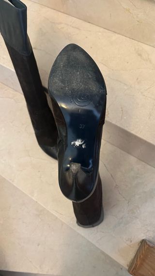 Botas altas de piel