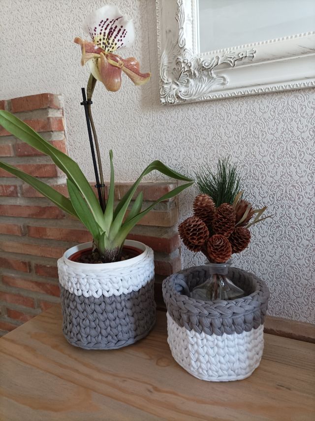 Cesta decorativa para guardar acc