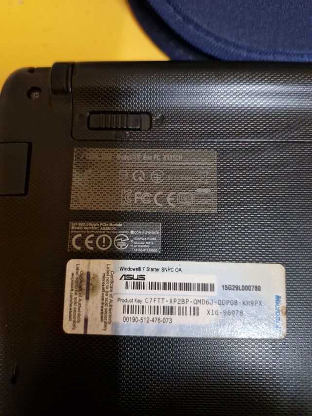 Epc notebook ASUS X101CH