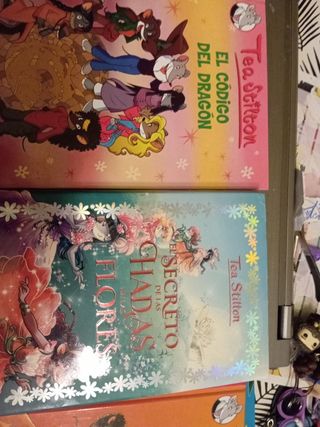 Tea Stilton 3 libros diferentes.