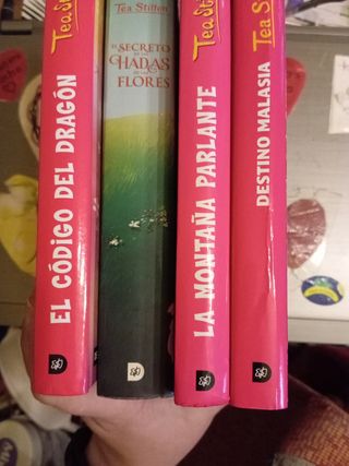Tea Stilton 3 libros diferentes.