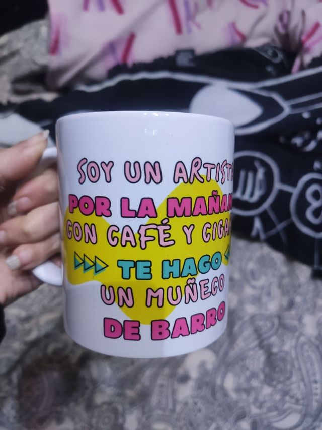 Taza divertida caca Kawaii