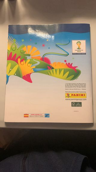 Album mundial de Brasil 2014,cromos pegados 