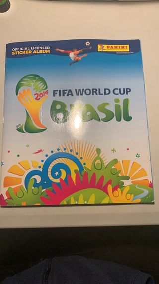 Album mundial de Brasil 2014,cromos pegados 
