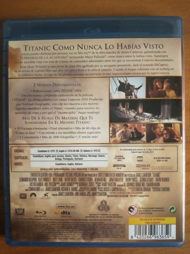 Titanic bluray