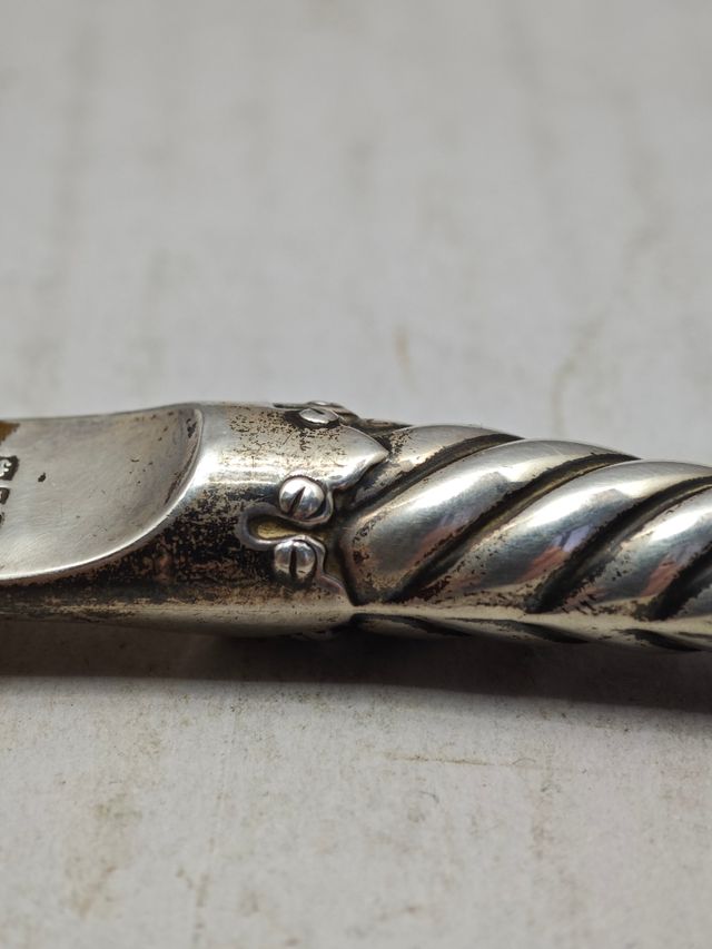 Tagliacarte antico manico argento