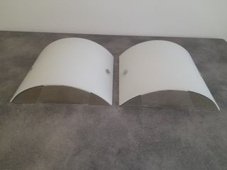 Coppia di lampade plafoniere applique
