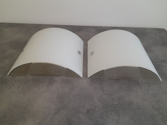 Coppia di lampade plafoniere applique