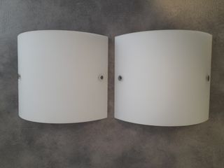 Coppia di lampade plafoniere applique
