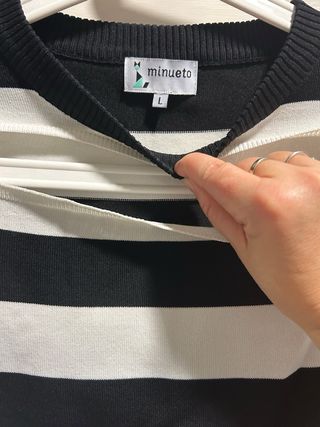 Jersey Minueto talla L rayas
