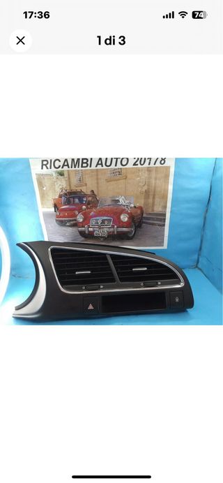 BOCCHETTE ARIA CENTRALE PEUGEOT 3008 2014