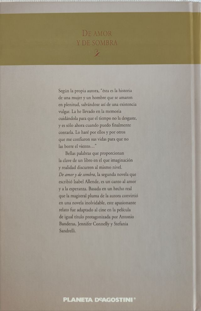 De amor y de sombra