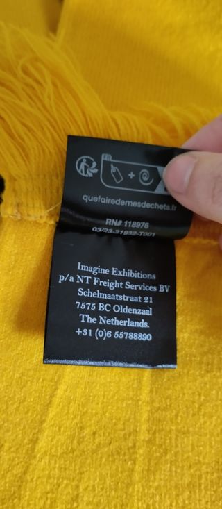 Bufanda Harry Potter hufflepuff