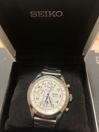 Seiko cronografo perpetual quarzo rif.7t86 mm44