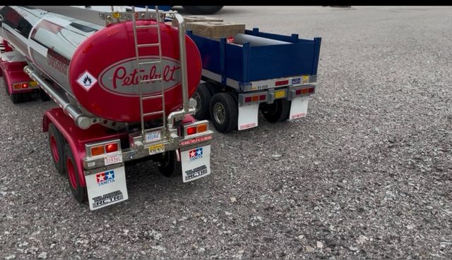 Camion tamiya 6x4 rc 1/14 único arte peterbilt