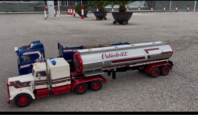 Camion tamiya 6x4 rc 1/14 único arte peterbilt