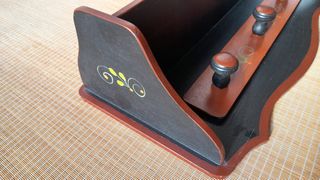 PERCHERO + BALDA, en MADERA DECORADO a Mano 