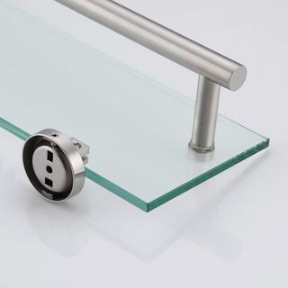 Estante Baño Cristal Templado con Toallero
