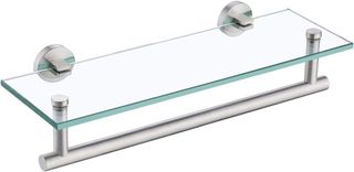 Estante Baño Cristal Templado con Toallero