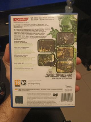 Metal Gear solid 3 ps2 PAL spa PlayStation 2