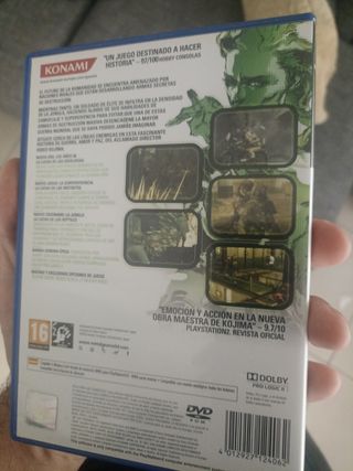 Metal Gear solid 3 ps2 PAL spa PlayStation 2