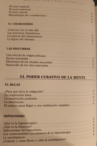 MEDICINA TRADICIONAL Y ALTERNATIVA