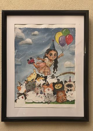 DIBUJO EN ACUALERA