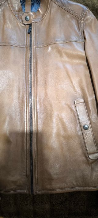 Cazadora Piel Massimo Dutti 