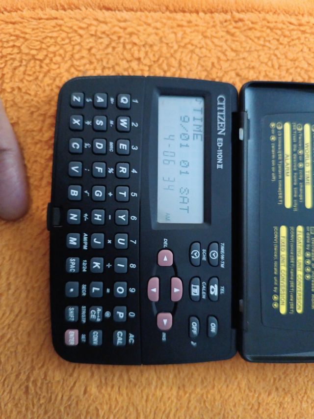 Calculadora agenda citizen