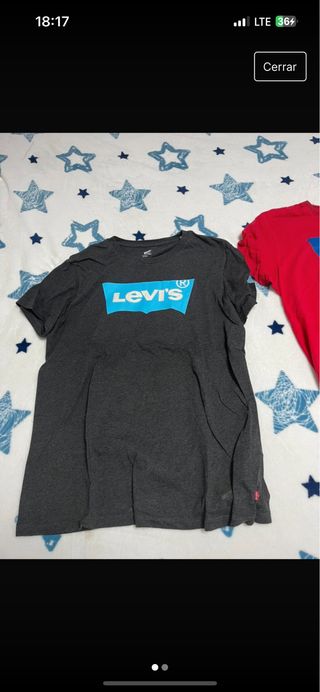 2 Camisetas levis talla M